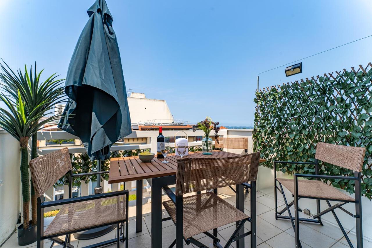 아르카숑 Piton Des Neiges - Nid Douillet Terrasse Vue Port 아파트 외부 사진